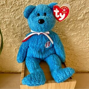 TY collectible bear Addison the baseball bear